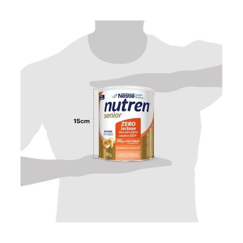 Complemento Alimentar Nutren Senior Zero Lactose Sem Sabor 740g - Imagem 7