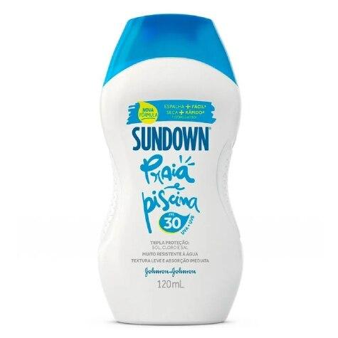 Protetor Solar Corporal Sundown Praia e Piscina FPS30 Loção 120ml - Imagem 1