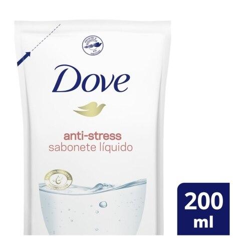 Sabonete Hidratante Líquido Dove Anti-stress Água Micelar Refil 200ml - Imagem 3