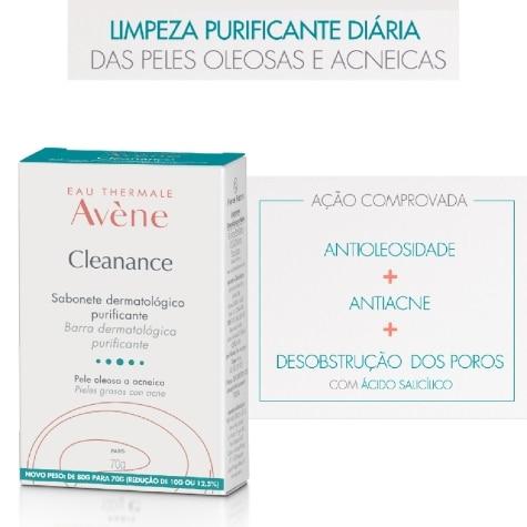 Sabonete em Barra Avène Cleanance Facial 70g - Imagem 4