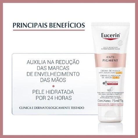Creme Eucerin Anti-Pigment FPS30 Mãos 75ml - Imagem 5