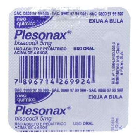 Plesonax 5mg 4 Comprimidos Revestidos - Imagem 1