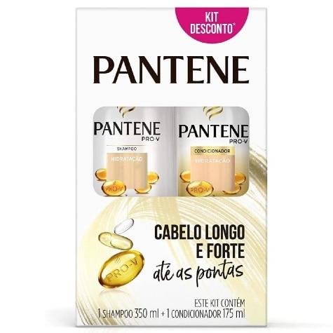 Kit Pantene Hidratação Cabelo Seco Shampoo 350ml + Condicionador 175ml - Imagem 1