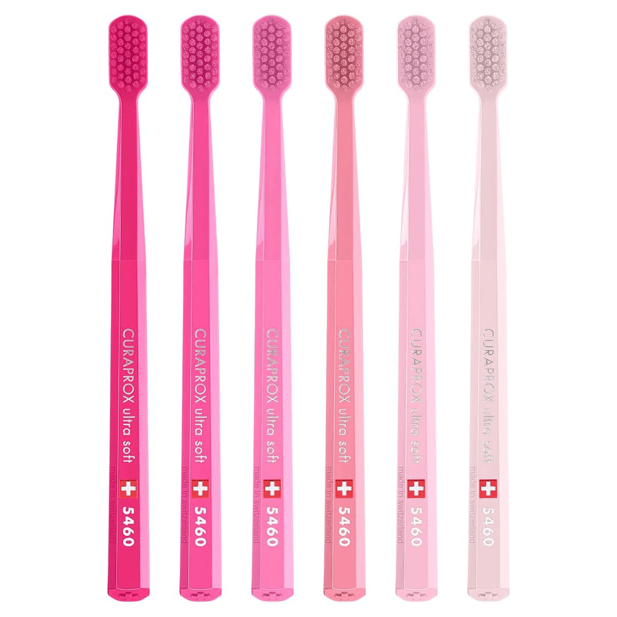 Kit Escova Dental Curaprox Pink Edition 5460 Ultrasoft 6 Unidades - Imagem 2
