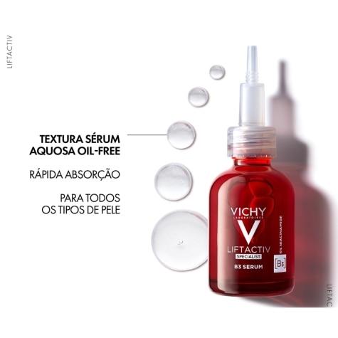 Sérum Vichy Liftactiv B3 Antirrugas e Uniformizador Facial 30ml - Imagem 6