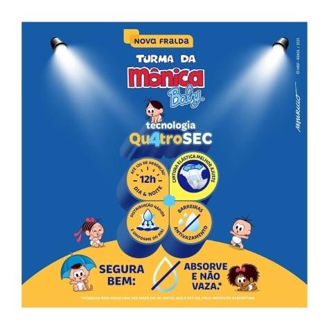 Fralda Turma da Mônica Baby M 28 Unidades - Imagem 4