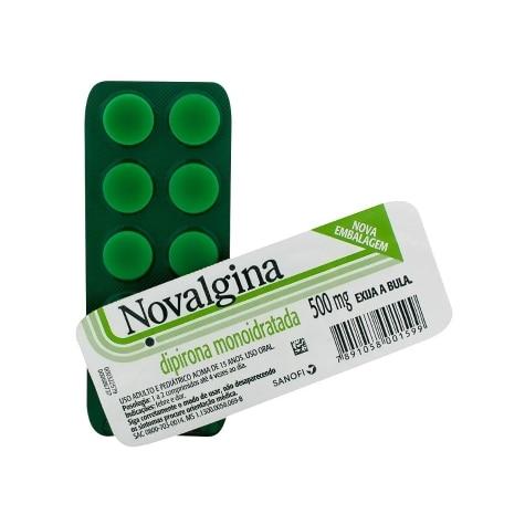 Novalgina 500mg 10 Comprimidos - Imagem 1