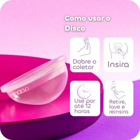 Disco Menstrual Inciclo Tamanho Único 1 Unidade - Imagem 4