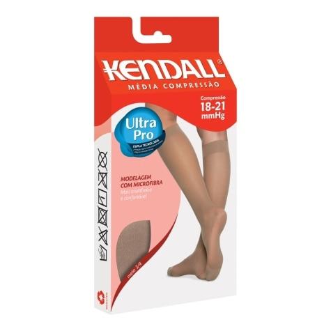 Meia Curta Feminina Kendall Média Compressão Mel Tamanho G Ref. 411673 - Imagem 2