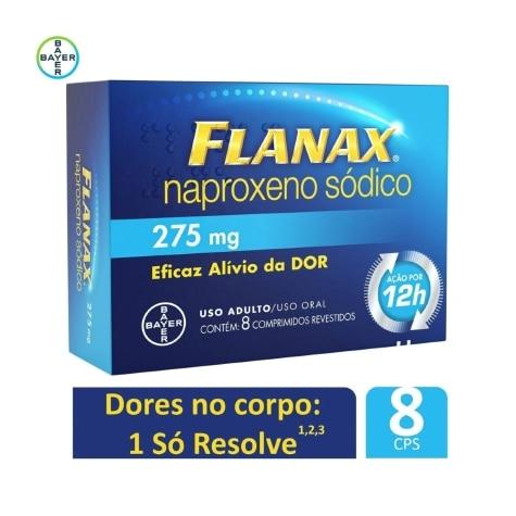 Flanax 275mg 8 Comprimidos Revestidos - Imagem 2