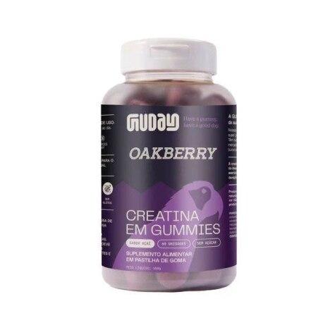 Creatina Gummies Guday Sabor Açaí Oakberry 60 Unidades - Imagem 1