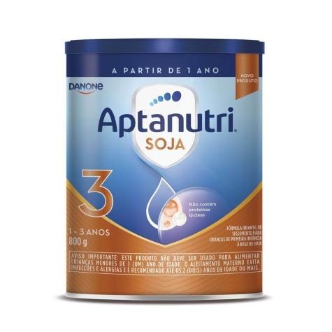 Fórmula Infantil Aptanutri Soja 3 800g - Imagem 1