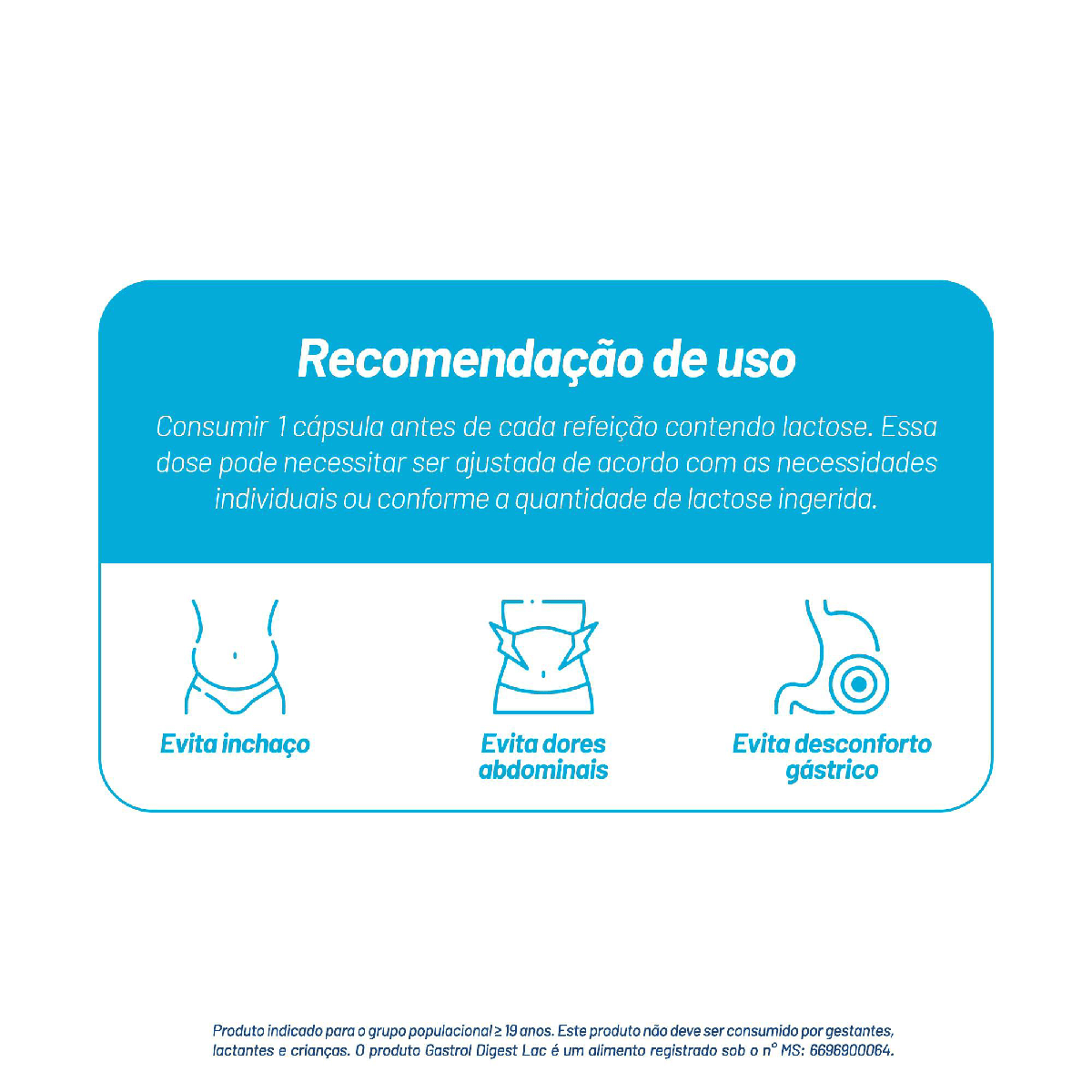 Gastrol Digest Lac 10.000UI Sabor Baunilha 8 Cápsulas Mastigáveis - Imagem 4