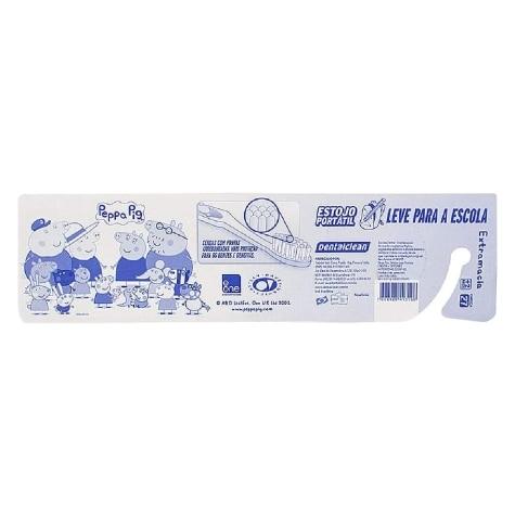 Escova Dental DClean Peppa Pig 3+ Macia + Estojo - Imagem 2
