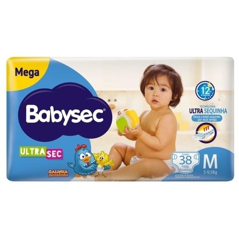 Fralda Babysec Galinha Pintadinha Ultrasec M 38 Unidades - Imagem 2
