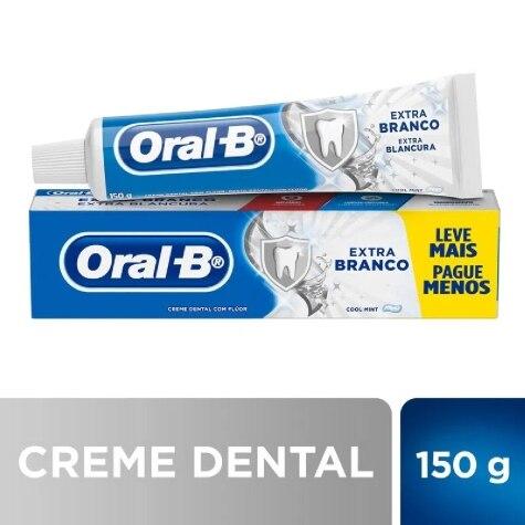 Creme Dental Oral-B Extra Branco 150g - Imagem 3