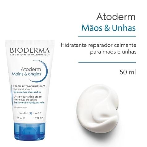 Creme Atoderm Mains & Ongles Bioderma Mãos e Unhas 50ml - Imagem 2