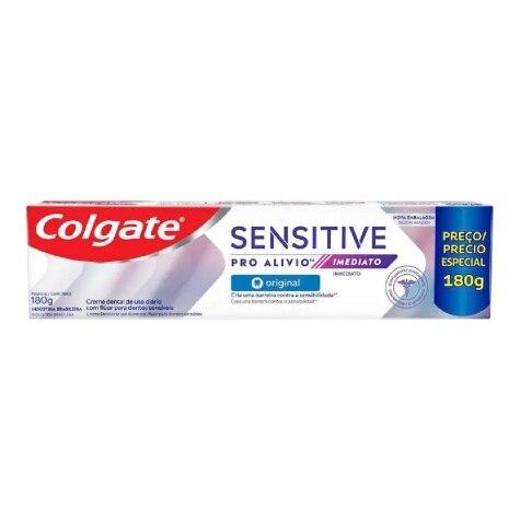 Creme Dental Colgate Sensitive Pro Alívio Imediato Original 180g - Imagem 1