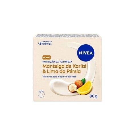 Sabonete em Barra Nivea Nutrição da Natureza Manteiga de Karité & Lima da Pérsia 80g - Imagem 1