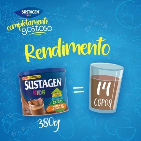 Complemento Alimentar Sustagen Kids Sabor Chocolate 380g - Imagem 5