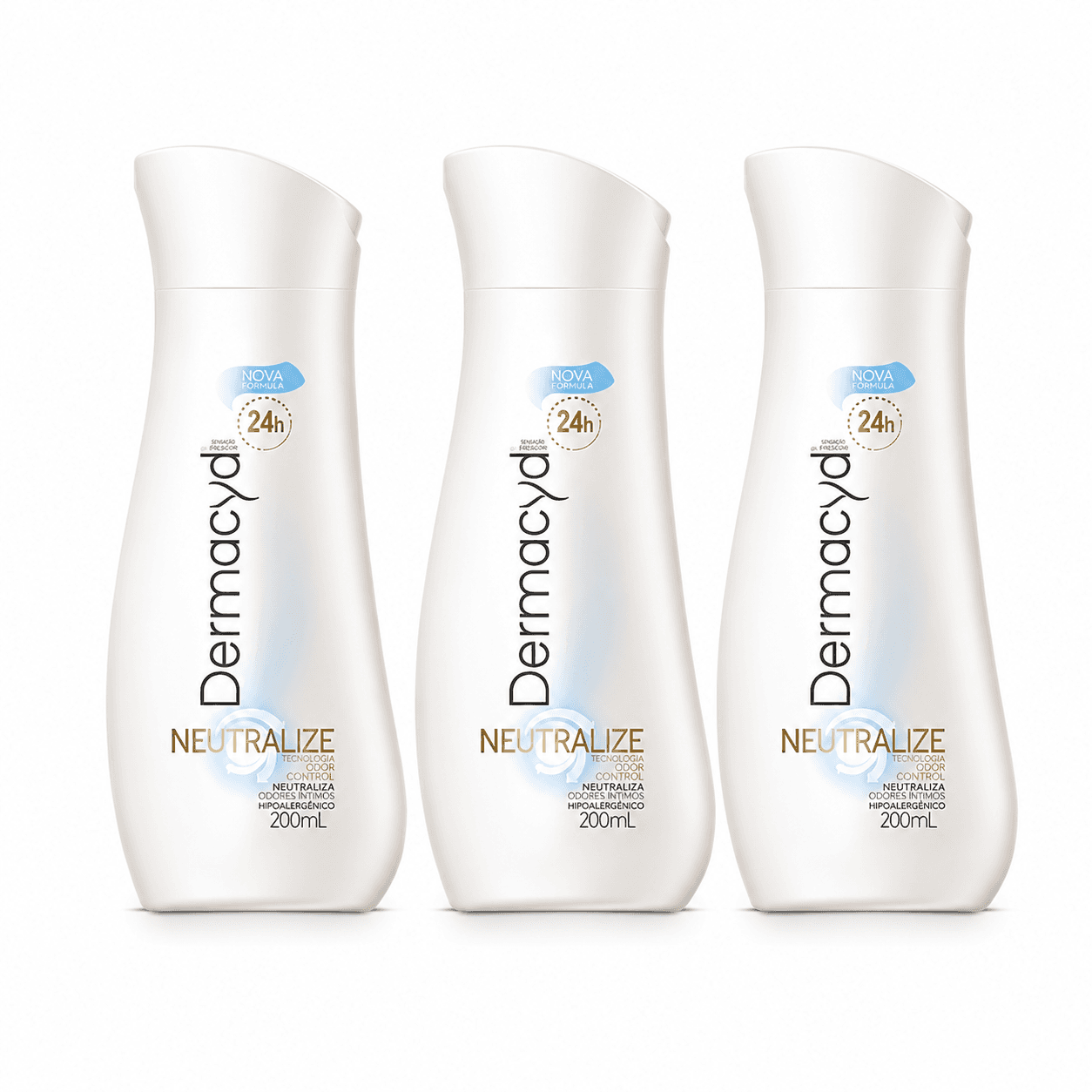 Kit 3 Unidades Sabonete Líquido Íntimo Dermacyd Pro-bio Neutralize 200ml - Imagem 1