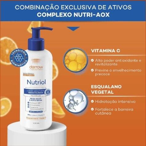 Loção Hidratante Darrow Nutriol Sem Perfume Corpo 400ml - Imagem 4