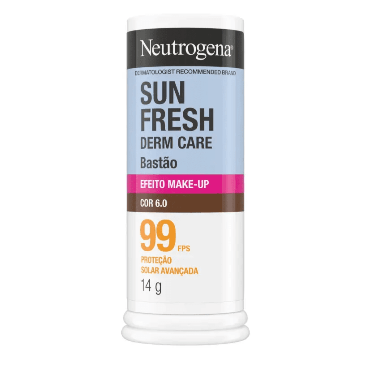 Protetor Solar Facial em Bastão Neutrogena Sun Fresh FPS 99 Cor 6.0 14g - Imagem 1