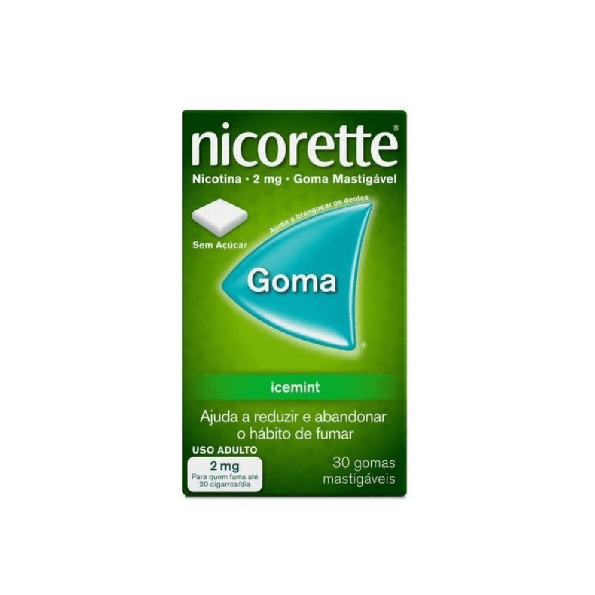 Nicorette Icemint 2mg 30 Gomas de Mascar