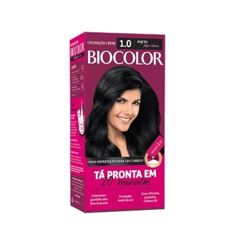 Tintura Biocolor Creme 1.0 Preto Peça-Chave 110g - Imagem 1