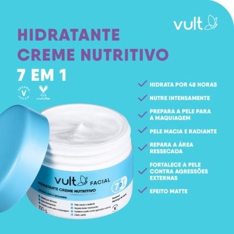 Creme Hidratante Facial Vult Nutritivo 7 em 1 100g - Imagem 3