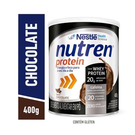 Suplemento Alimentar Nutren Protein Sabor Chocolate 800g - Imagem 1