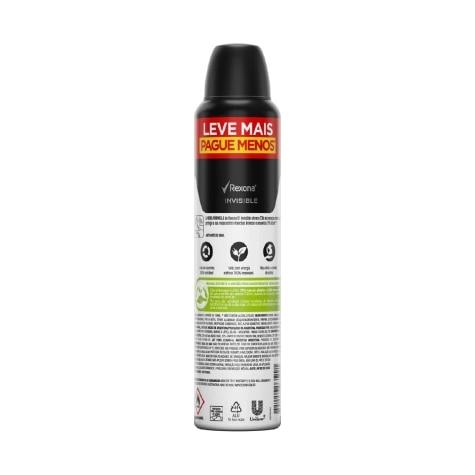 Desodorante Aerossol Rexona Men Invisible Leve mais Pague menos 72h 250ml - Imagem 3