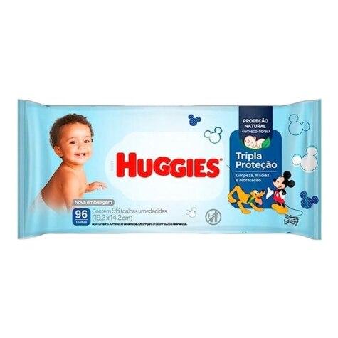 Toalhas Umedecidas Huggies Tripla Proteção 96 Unidades - Imagem 2