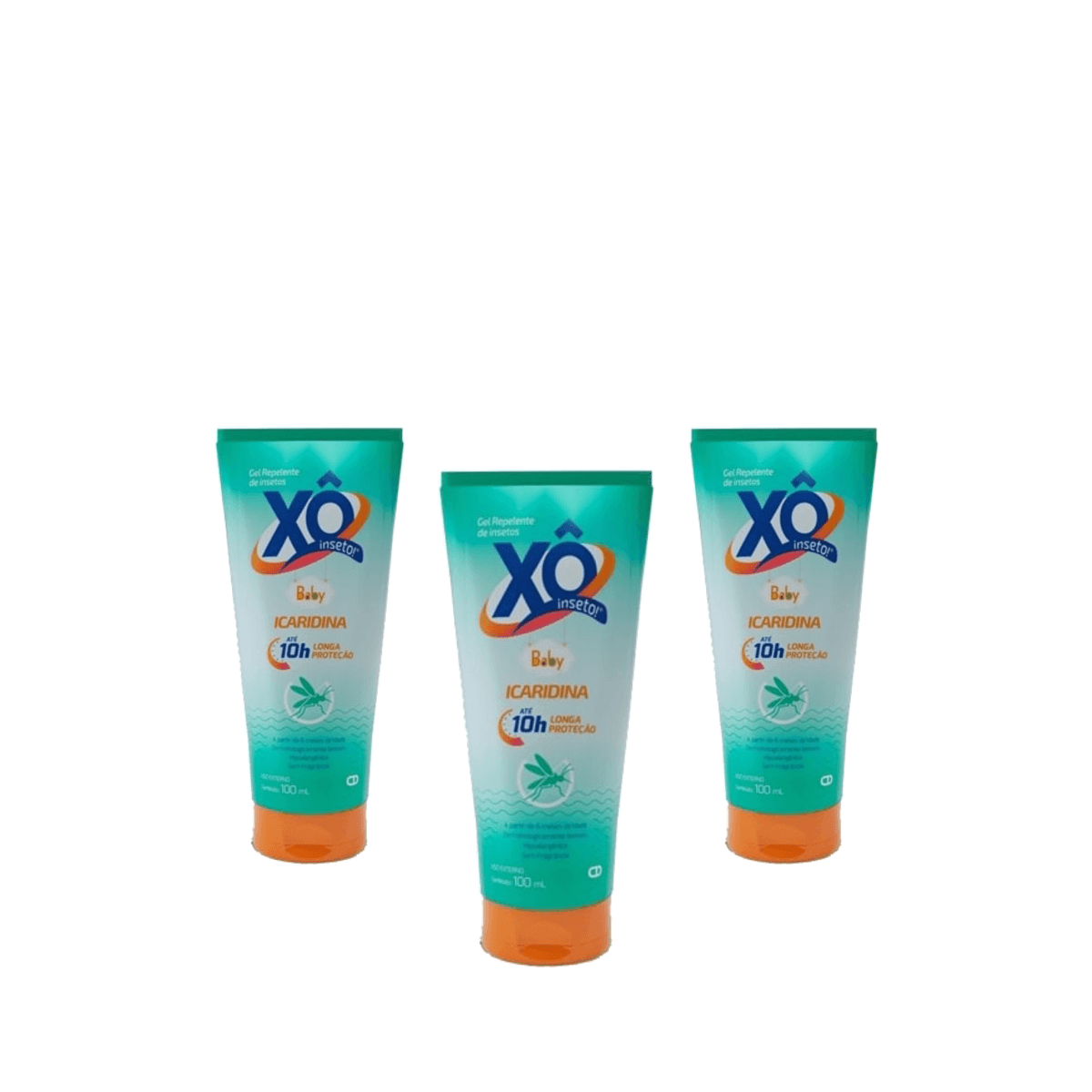 Kit 3 Unidades Repelente em Gel Xô Inseto Baby Icaridina 100ml - Imagem 1