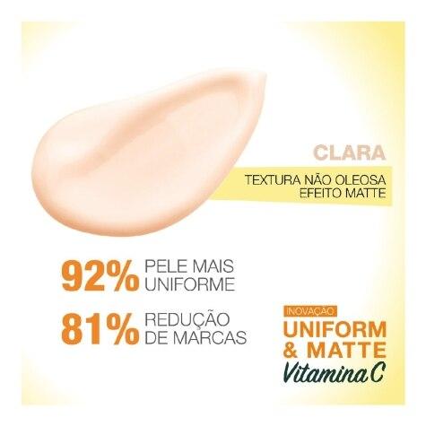 Protetor Solar Facial Garnier SkinActive Uniform & Matte Vitamina C FPS50 Cor Clara 40g - Imagem 2