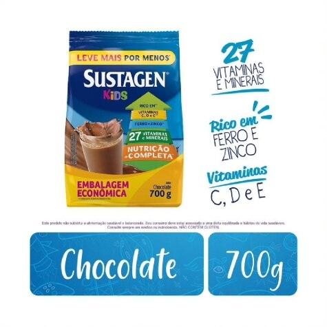 Complemento Alimentar Sustagen Kids Sabor Chocolate Leve Mais Por Menos 700g - Imagem 2