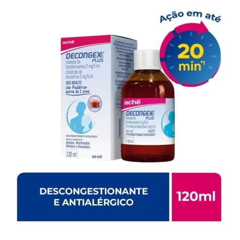 Decongex Plus Xarope 0,4mg + 1mg 120ml - Imagem 2