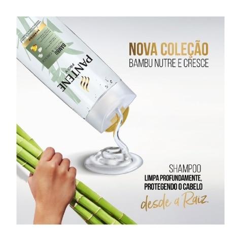 Kit Pantene Pro-V Bambu Cabelo Quebradiço Shampoo 400ml + Condicionador 175ml - Imagem 2