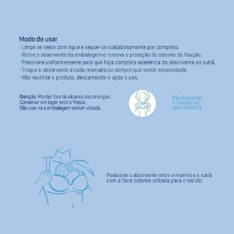 Absorvente Para Seios Amamente 30 Unidades - Imagem 2