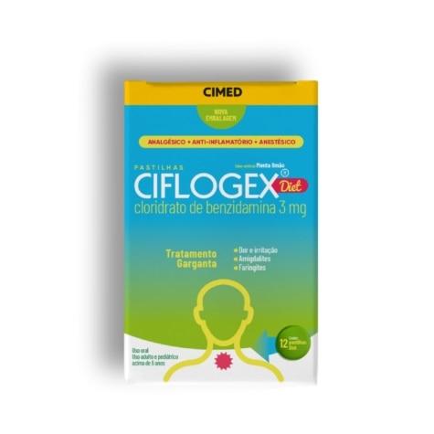 Ciflogex Menta e Limão Diet 3mg 12 Pastilhas - Imagem 3