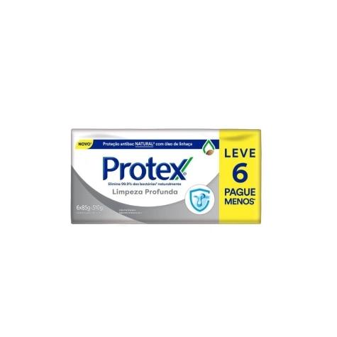 Sabonete Antibacteriano Barra Protex Limpeza Profunda Leve 6 Pague Menos 85g - Imagem 1