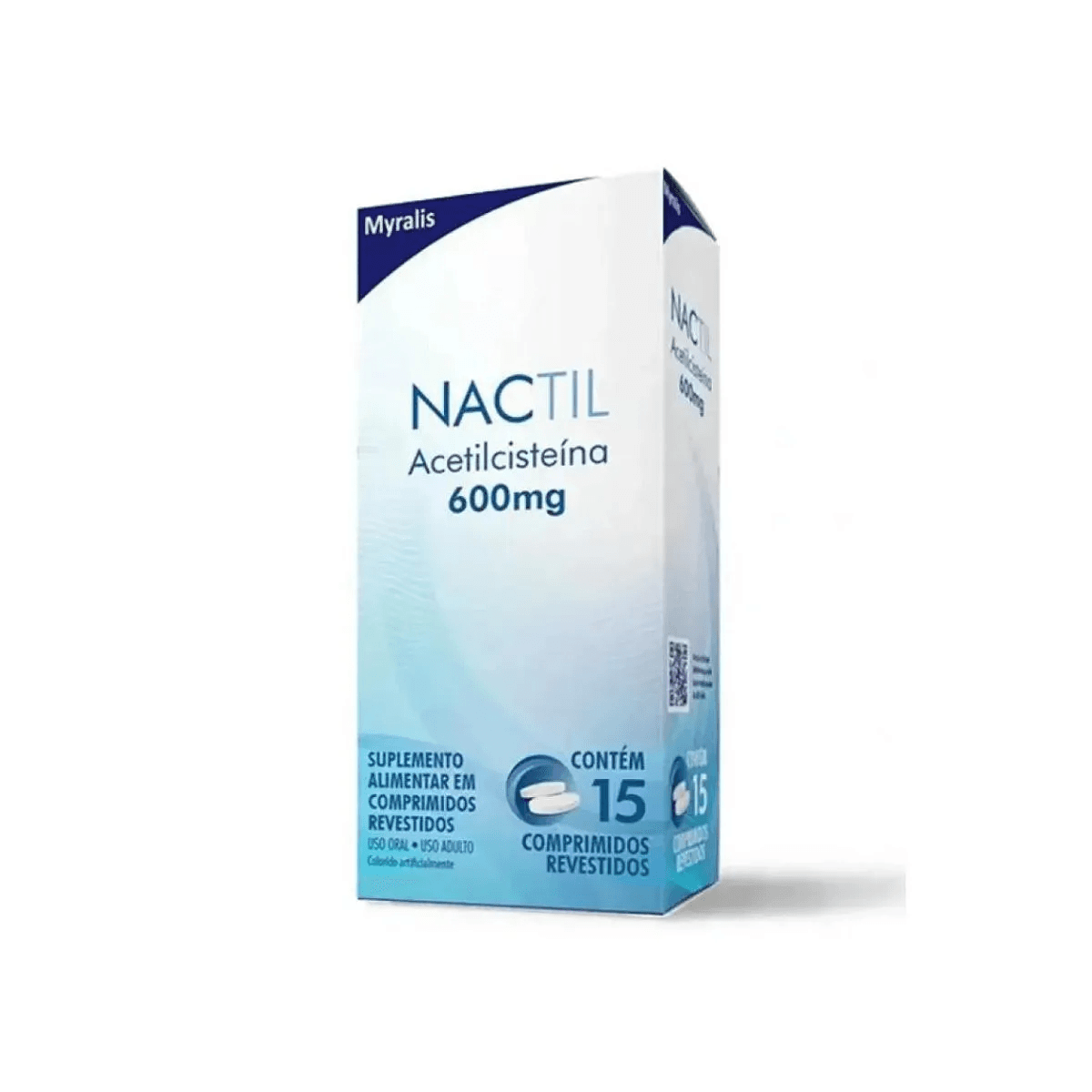 Nactil 600Mg 15 Comprimidos - Imagem 1