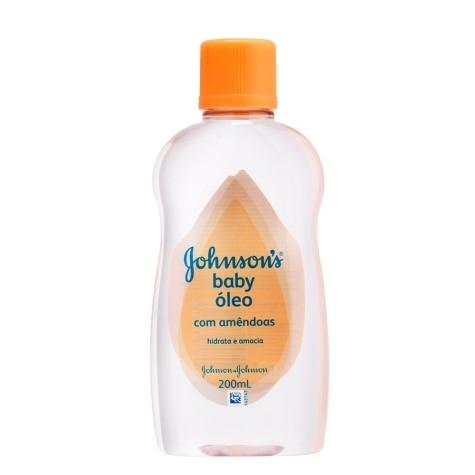 Óleo Corporal Johnson & Johnson Baby Amêndoas 200ml - Imagem 1