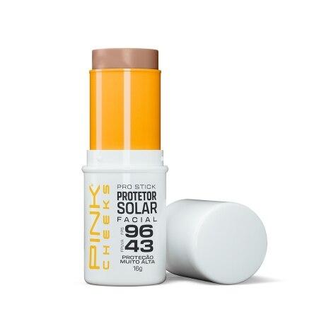 Protetor Solar Facial Pink Cheeks Pro Stick FPS96 Cor PRO20 14g - Imagem 1