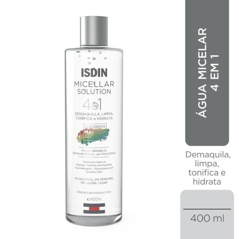Solução Micellar Isdin Solution 4 em 1 Facial 400ml - Imagem 2