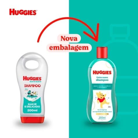 Shampoo Huggies Extra Suave 200ml - Imagem 2