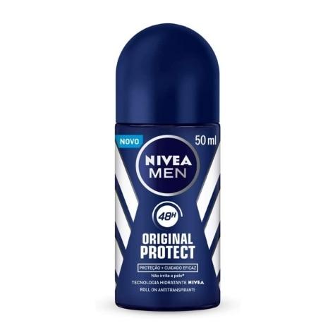 Desodorante Roll-on Nivea Men Original Protect 48h 50ml - Imagem 1