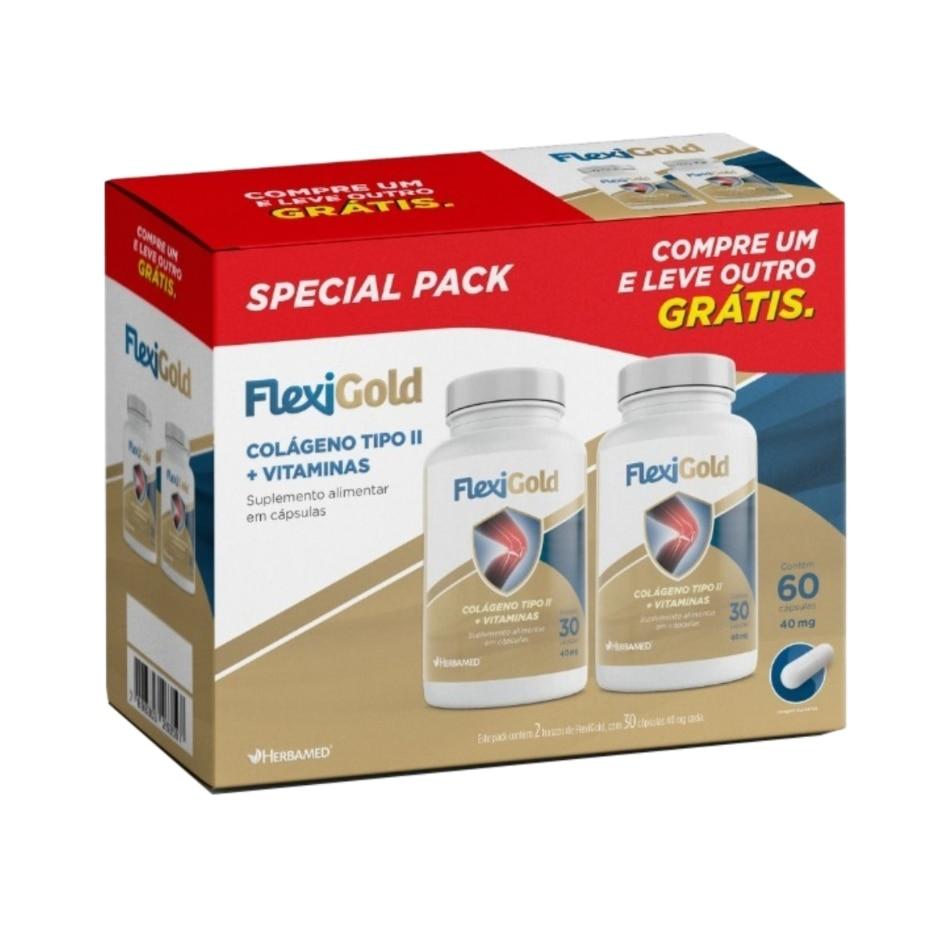 Flexi Gold 30 Cápsulas Grátis 2ª Unidade