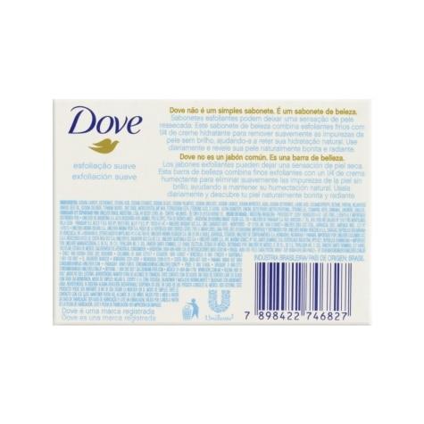 Sabonete Hidratante Barra Dove Esfoliação Suave 90g - Imagem 2