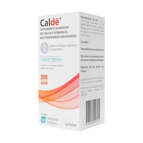 Caldê Cálcio+ Vit D3 60 Comprimidos Mastigáveis - Imagem 2
